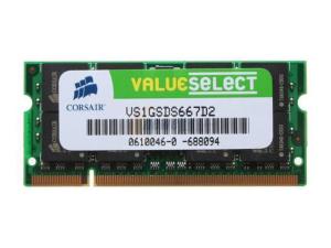 Memorie CORSAIR SODIMM DDR2 1GB PC2-5300 VS1GSDS667D2