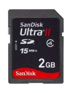 Secure digital 2gb ultra ii