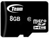 Secure digital card micro sdhc 8gb team (class10),