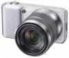 Camera digitala Sony NEX-3KS, 14.2 MP Exmor/APS HD/CMOS/3&quot; LCD/HD movie/7.5cm LCD/Sweep Panorama/ISO200 - 12800/Silver