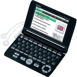 Dictionar electronic Casio EW-G6000C, englez/francez/german/spaniol/italian, Oxford, Pons
