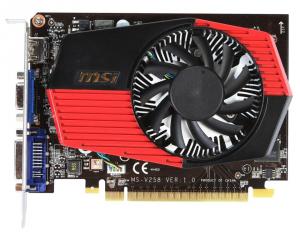 GeForce MSI N440GT-MD512D5 (810Mhz), 512MB GDDR5 (3200Mhz, 128bit), PCIex2.0, VGA/DVI/HDMI