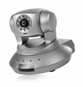 IP Camera Wired, Triple Mode Pan/Tilt Digital Zoom in/out and Night Vision, Edimax IC-7010PT