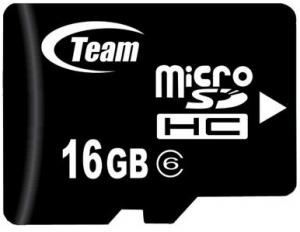 SECURE DIGITAL CARD MICRO SDHC 16GB TEAM fara adaptor, TG016G0MC26X