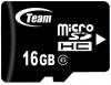 Secure digital card micro sdhc 16gb team fara adaptor,