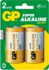 Baterie alcalina R20, blister 2 bucati, GP (GP13A-BL2)