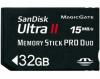 Memory stick pro duo 32gb ultra ii