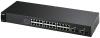 Switch ZyXel ES-1124, 24 porturi 10/100, 2x Gbit 1000T / mini GBIC, rackmount (91-010-046010B)