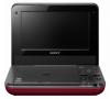 DVD player porbabil SONY DVP-FX750W, DVDRW/Super VCD/CD/MP3/JPEG/USB/LCD wide 7&quot;/2x Jack/bat + inc auto/tcda/rosu