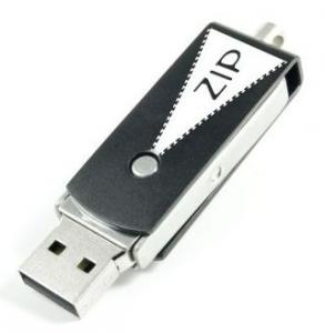 USB 2.0 Flash Drive Zip 8GB, USB 2.0, black, GOODRAM