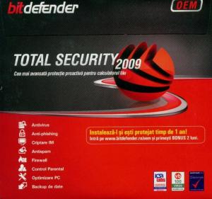 Bitdefender total security v2009 oem