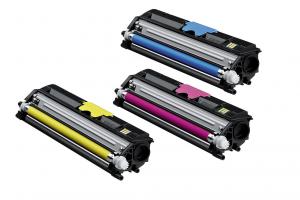 Set 3 tonere cyan, magenta si galben pentru MC1600W/1650EN/1680MF/1690MF, 2500pg, Konica Minolta