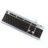 Tastatura PS/2 Serioux, 108 taste, black &amp; silver