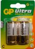 Baterie ultra alcalina R14, blister 2 bucati, GP (GP14AU-BL2)