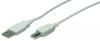 Cablu usb 2,0, a to b,  1.8m, grey, (10 per pack)