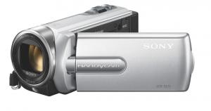Camera video Sony SX15 Silver, SD, CCD, 50x opt zoom, TFT Clear Photo LCD, Dolby Digital AC-3 2ch, USB2.0 Hi-Speed