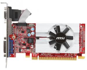 GeForce MSI N520GT-MD1GD3/LP (810Mhz), 1GB DDR3 (1800Mhz, 64bit), PCIex2.0, low profile, VGA/DVI/HDMI
