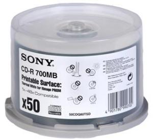 SONY CD-R 48x 700MB termo-printabile 50buc bulk