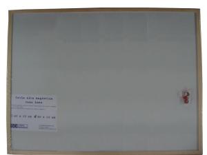 Tabla alba magn. 60x80cm rama lemn