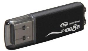 USB Flash Drive 8GB TeamGroup F108 USB 2.0, Black , Retail