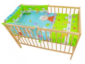 Lenjerie MyKids Oita Albastru 4 Piese 120x60