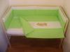 Lenjerie pat 120x60 5 piese - catelus verde