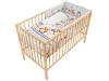 Lenjerie mykids bufnita gri 4 piese 120x60