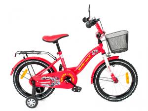 Bicicleta copii MyKids Toma Fire Station Red 14