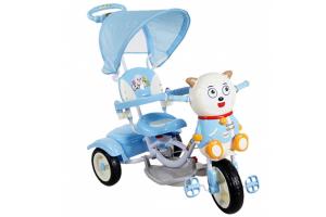 Tricicleta Copii Cu Copertina ARTI Ursulet Albastru