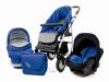 Carucior copii 3 in 1 MyKids Germany Albastru Inchis