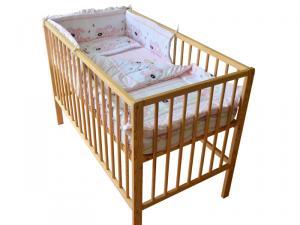 Lenjerie MyKids Catelus Roz 5 Piese 120x60