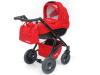 Carucior pentru copii 3 in 1 mykids amber red-black