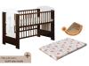 Patut fara sertar klups safari giraffe wenge + saltea fibra mykids