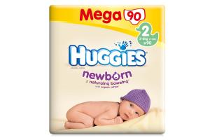 Scutece HUGGIES Newborn 3-6 Kg 90 Bucati