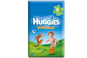 Scutece HUGGIES Premium 16 Kg In Sus 46 Bucati