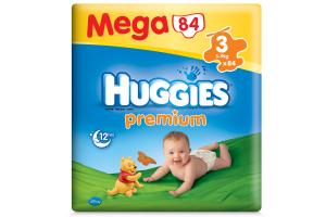 Scutece HUGGIES Premium 5-9 Kg 84 Bucati