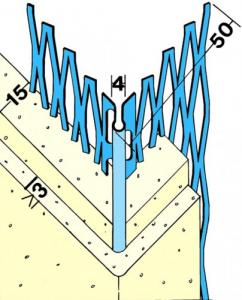 Profil de protectie muchii exterioare - Protektor