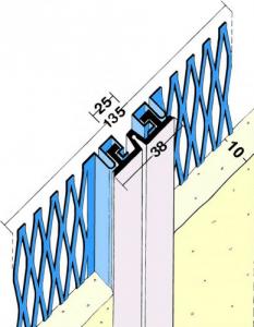 Profile rost de dilatatie / suprafata dreapta - Protektor