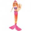 Papusa Barbie Sirena Merliah, surfing (2 in 1) - Mattel