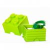 Cutie depozitare lego 2x2 verde deschis  - lego