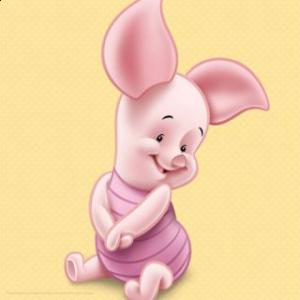 Tablou decorativ canvas Baby Pooh 25x25cm - Disney