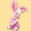 Tablou decorativ canvas baby pooh 25x25cm -