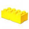 Cutie depozitare lego 2x4 galben  - lego
