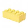 Cutie depozitare lego 2x4 galben deschis  - lego