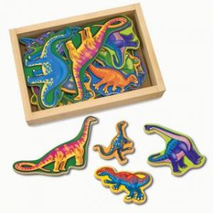 Dinozauri din lemn cu magneti - Melissa & Doug