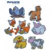 Puzzle tematic cu animale 3-5 piese - Miniland