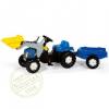 Tractor Rolly kid New Holand cu remorca si cupa - Rolly toys
