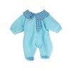Pijama salopeta bleu pentru papusi 38-42 cm - Miniland Education