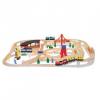 Set trenulet din lemn cu depou - melissa & doug