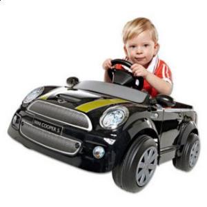 Masinuta cu pedale Mini Cooper S negru - Toys Toys